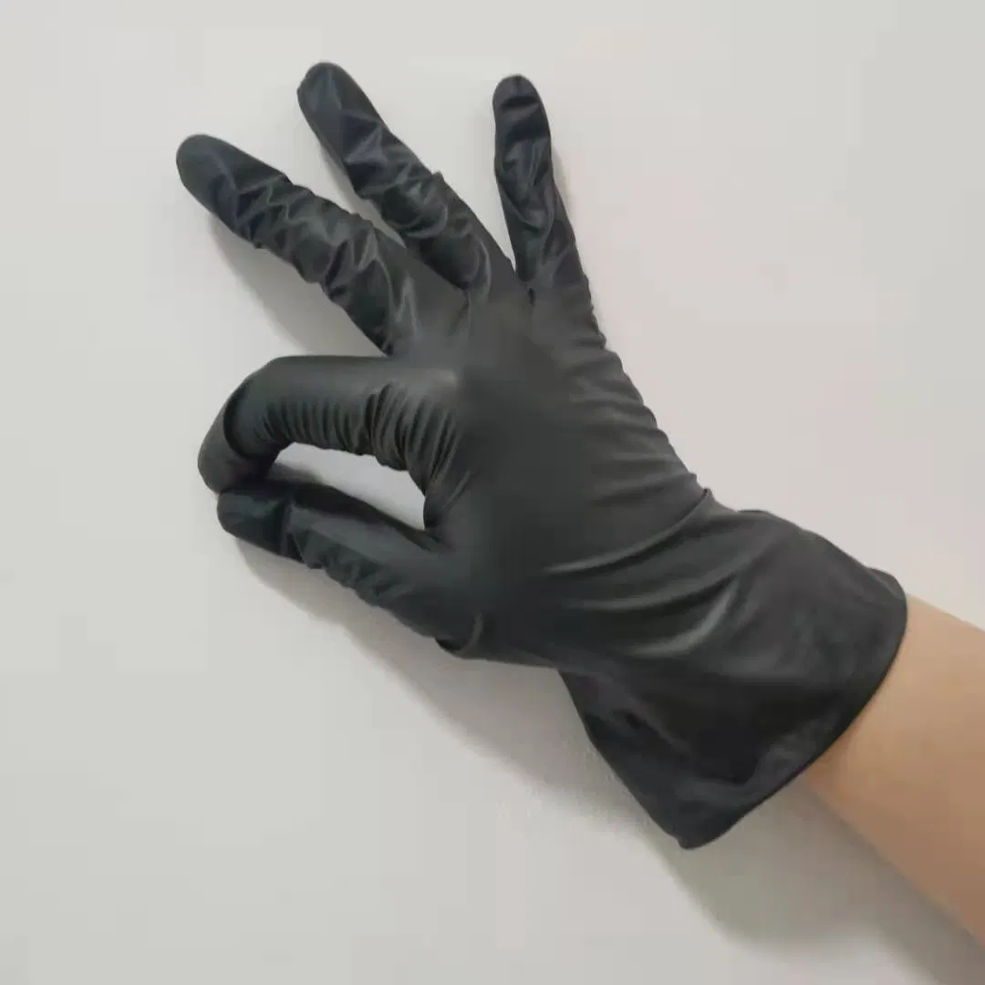 Nitrile Vinyl Synthetic Gloves Rubber Latex Free Medical Exam Grade Ambidextrous Gloves