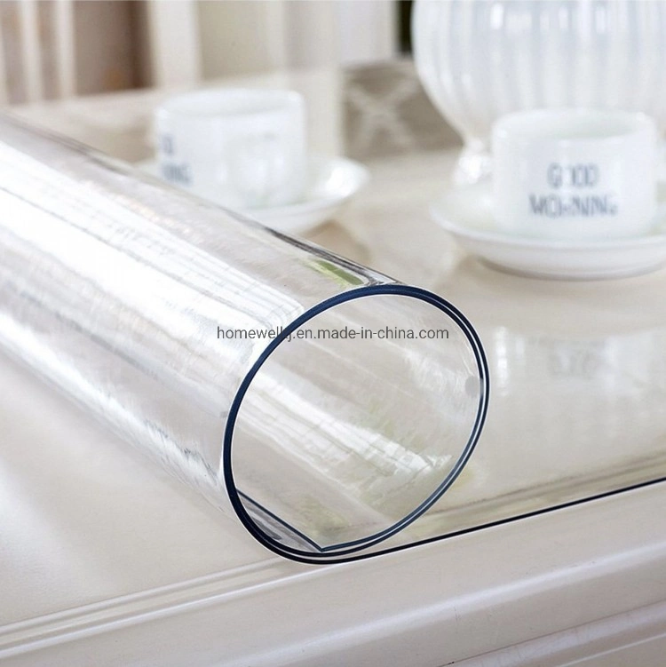 PVC Film Food Grade Clear Table Cover Cloth Protector Oilproof Mould Proof Fireproofing