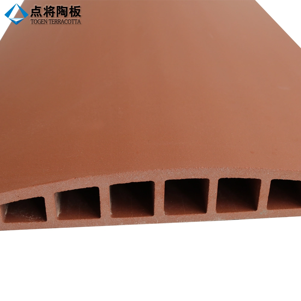 Togen Red Square Terracotta External Facade Louver