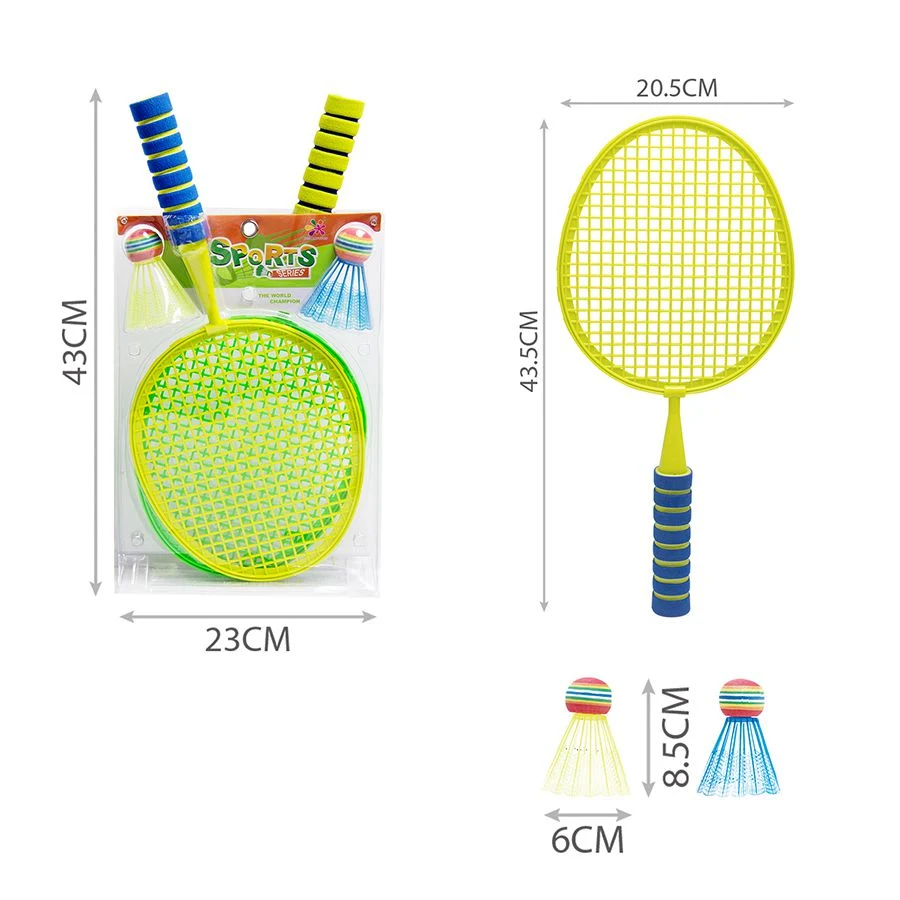 Unsere Fabrik ist spezialisiert auf die Herstellung von Sportspielzeug, Fitness-Spielzeug, Qualität Spielzeug, Sportausrüstung, Kunststoff Badminton Schläger (klein)