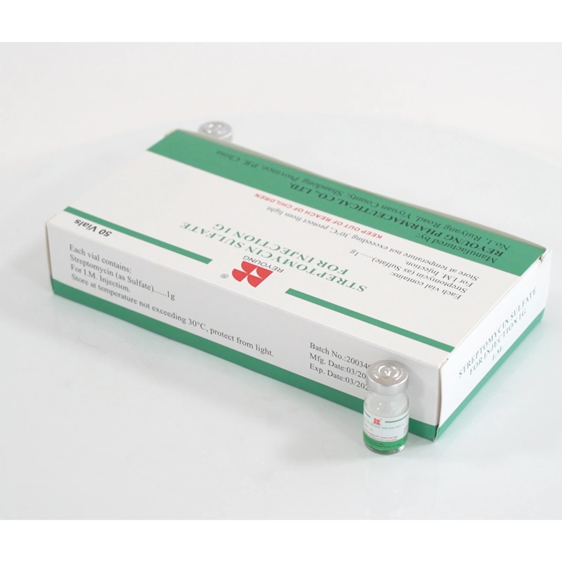 Pharmaceutical Streptomycin Sulfate for Injection 1g From Reyoung