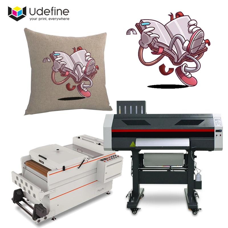 2023 Udefine nouveaux produits 60cm DTF Printer Double EP I3200/4720 Tête avec poudre Shaker Duster