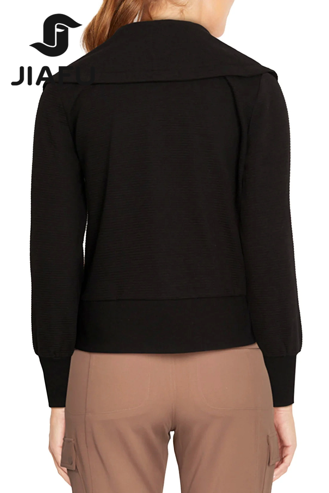 Hot Selling Woman's Casual Wear Long Sleeve with Dropped Shoulder Active Pullover