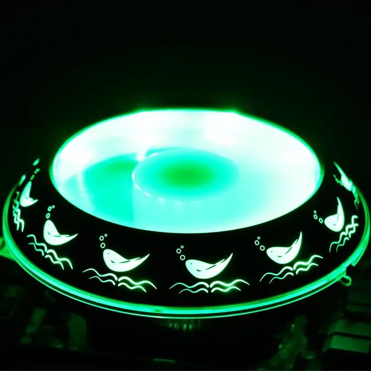 Host Computer CPU Flying Saucer Spy Shadow UFO Fan Desktop Game Radiator