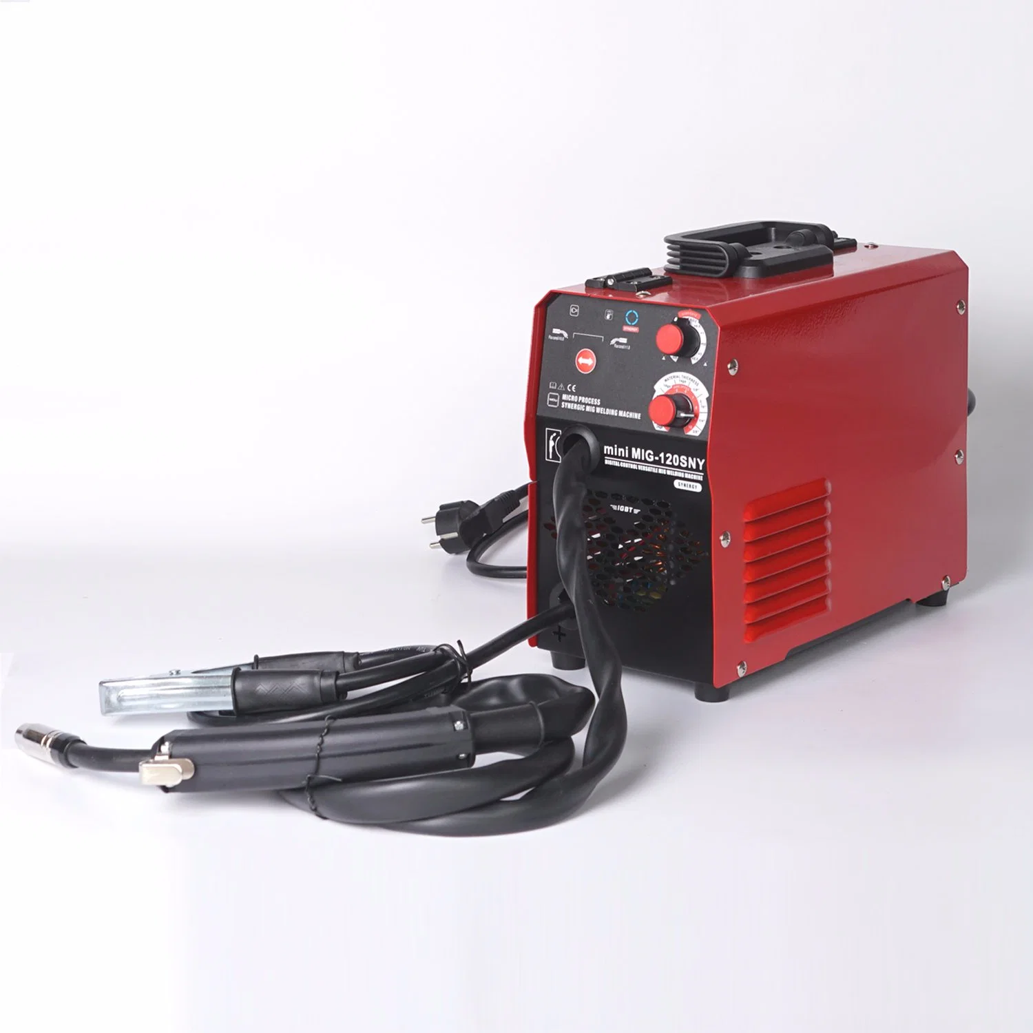 CO2 MIG MMA 140A 160A 180A TIG Lift Welding Machine Mag 1kg Flux Wire Metal Inert Gas Argon Compact Mini Size Equipment DC Inverter IGBT Synergy Digital Welder