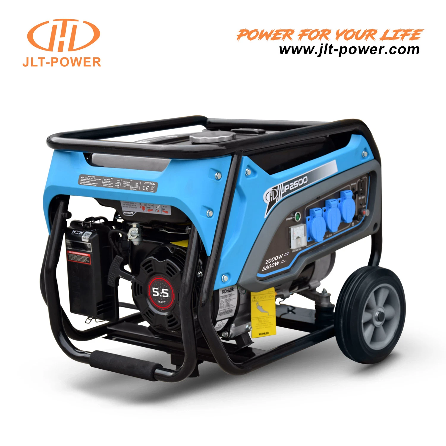 OEM ODM 4 Stroke Air Cooled Portable Gasoline Generator 2kw 3kw 4kw 5kw 6kw 7kw 8kw with 110V 220V 230V 380V 400V Voltage, 100% Copper Petrol Generator