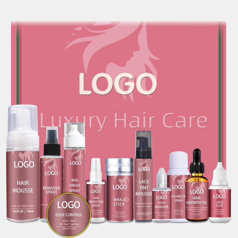 Haar Wachs Stick Spray Erweiterungen Perücken Styling Tools Custom Logo Kleber Entferner Starke Wasserdichte Haar Lace Kleber