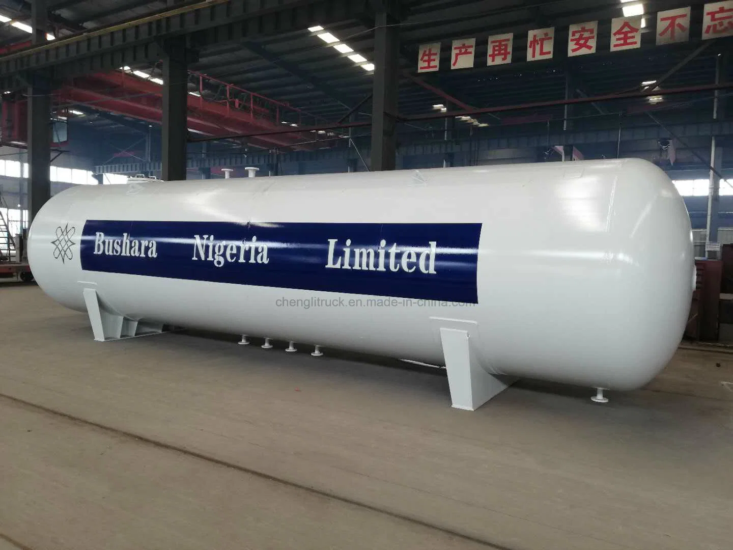 50m3 25ton LPG Bullet Storage Tanker Sirghaz for Nigeria