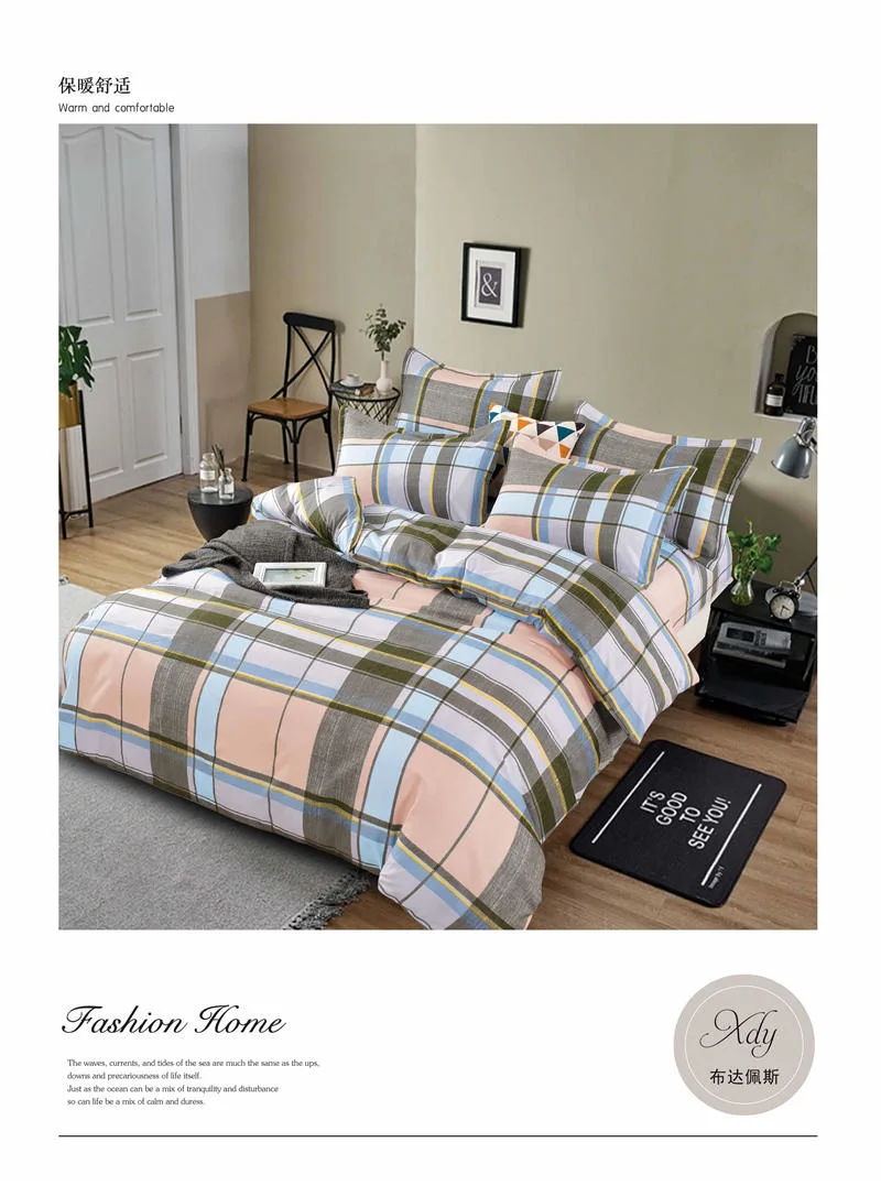 Yiwu Market Hot Sell Wholesale/Supplier Organic Microfiber Bedding Set Bedsheet in Xdy Designs