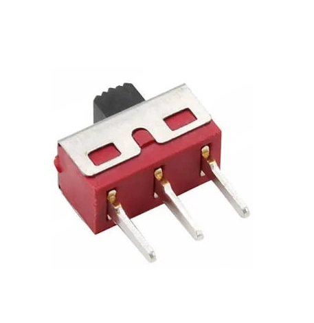 Dpdt Voltage Selector 3.8cm Square Holes 3 Pin Electronic Slide Switch Electronic