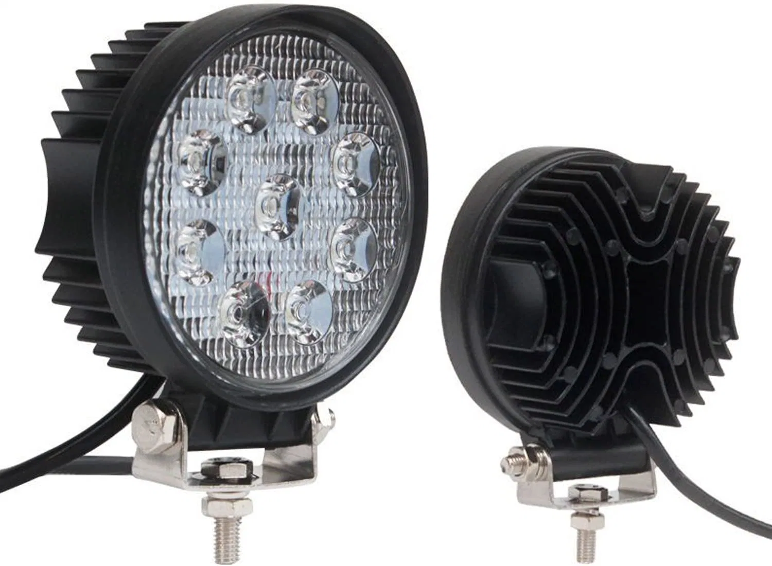 High Performance Quality Powerful Round or Square Ultra Offroad Lamp Car Truck ATV 27W 9 LED Spot Fog Lights