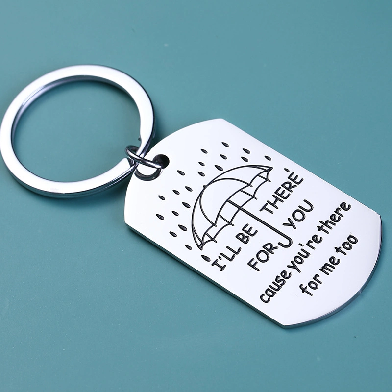 Custom Metal Keychain High quality/High cost performance  Valentines Day Couple Gifts Keychain