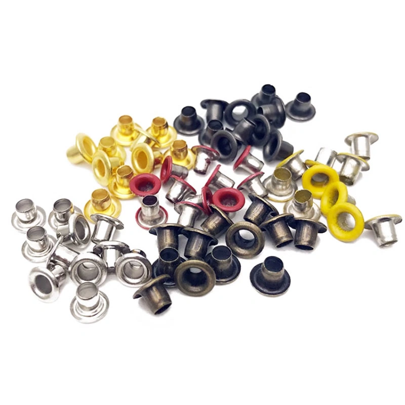 Customized Metal Hardware Iron Alloy Brass Big Colors Colorful Eyelet 20mm for Garment Boots Clothing