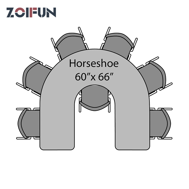 Zoifun Direct Factory Supply Table; Nice Design Meeting Seminar Office Training Desk