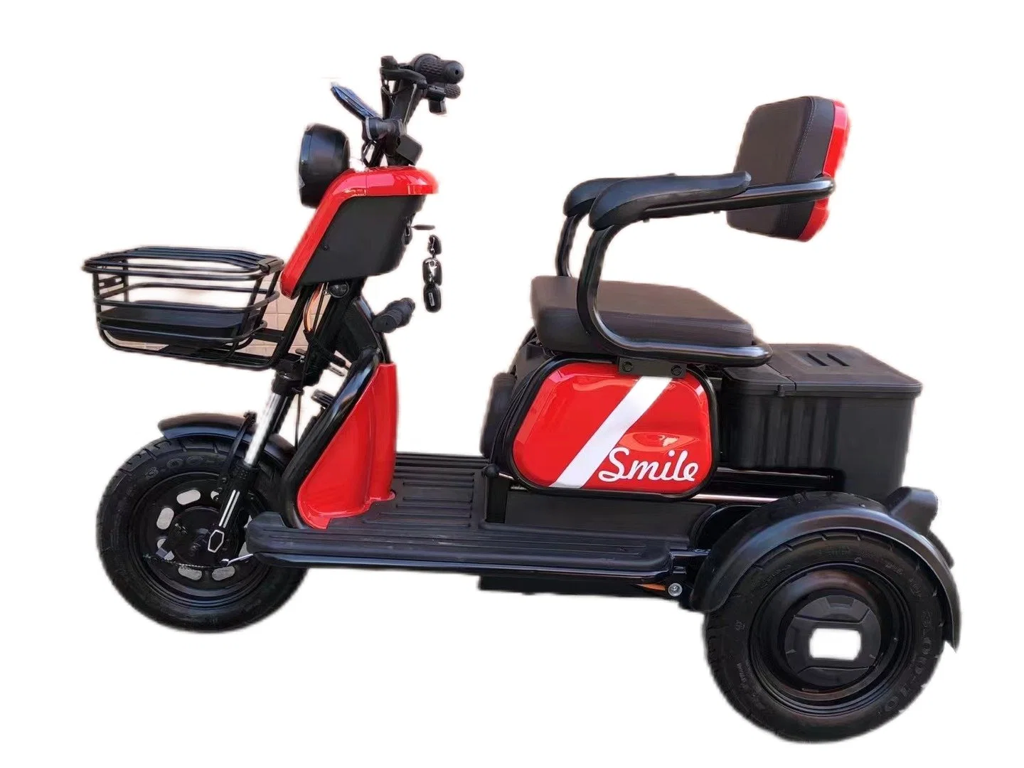 Scooter de 3 bancos com 800 W para passageiros de 3 rodas