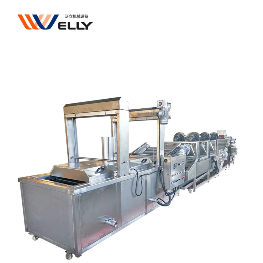 Labor Saving Broad Bean Frying Peanut Fryer Popcorn Seasoning Mixing Production Line Machine