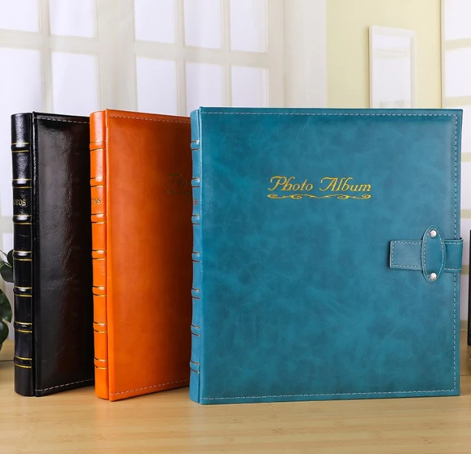 Wholesale/Supplier 6 " Large Capacity Family Photo Album PU Leather Retro Cover Loose-Leaf Album