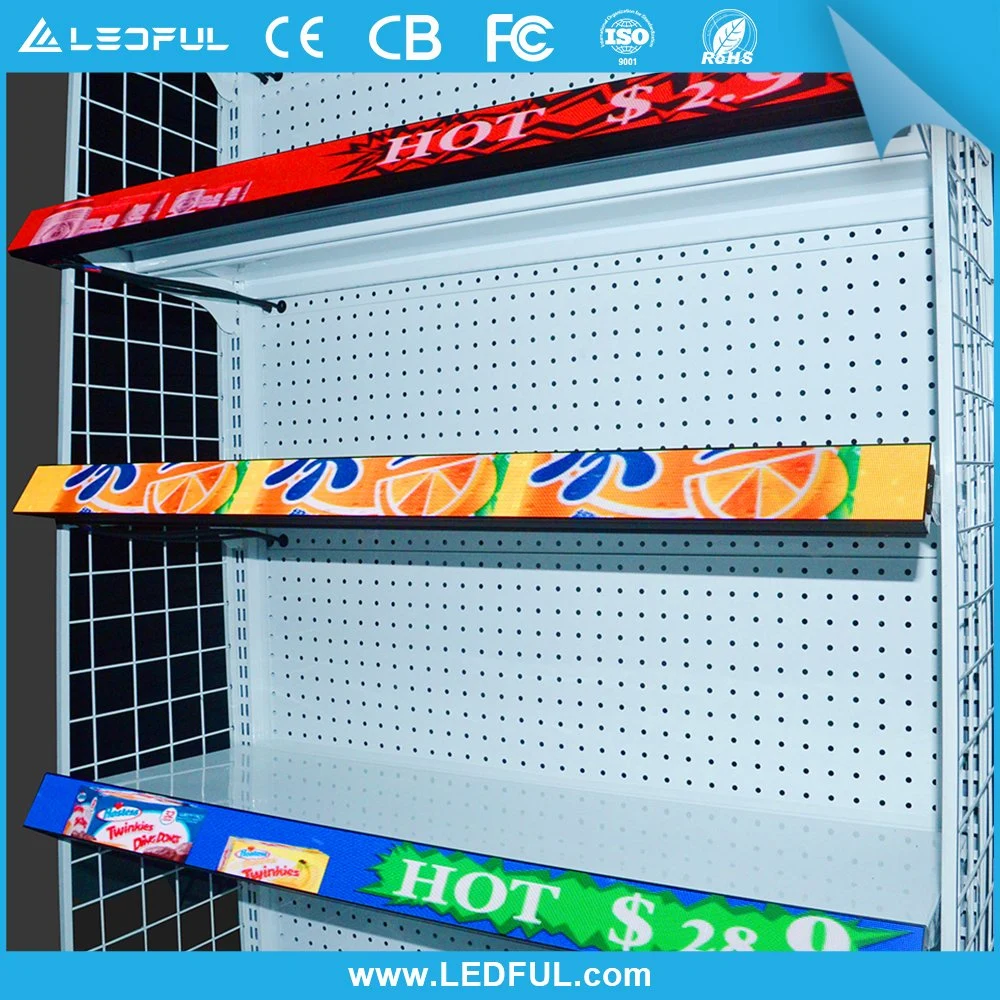 Waterproof COB Shelf Edge Screen P1.25 Digital Price Tags for Store