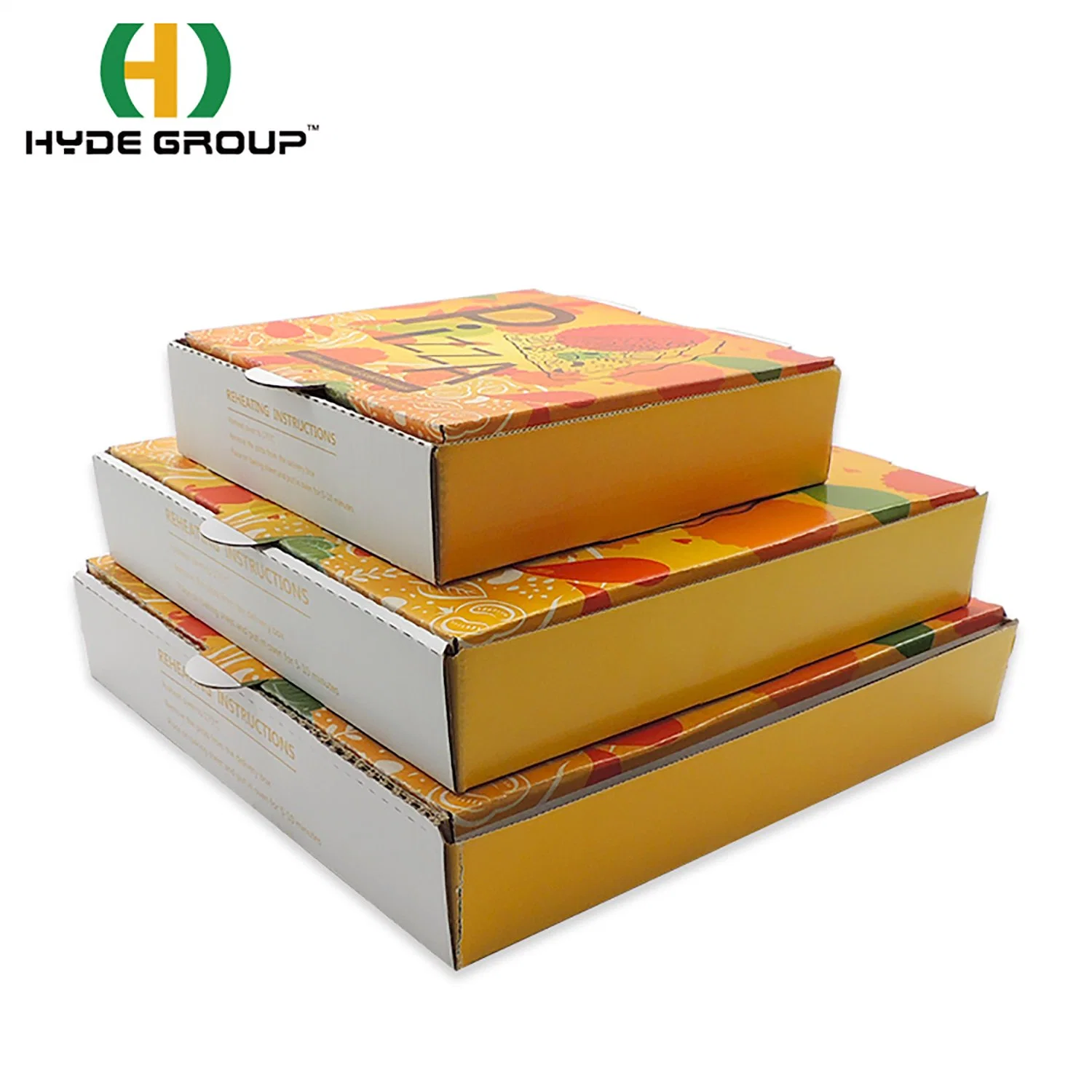 Wholesale/Supplier Custom Logo Printed Corrugated Carton Paper Cheap Pizza Boxes Supply