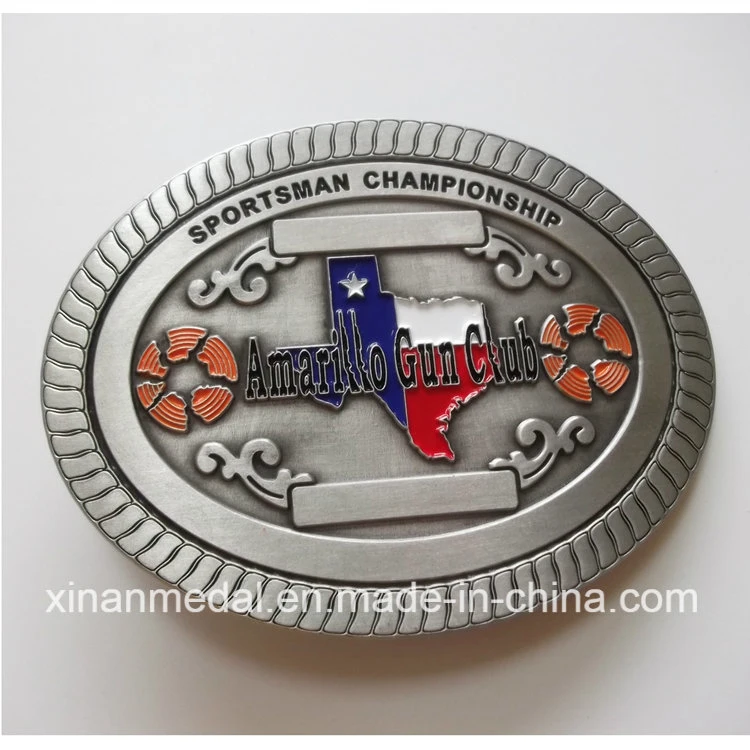 Wholesale/Supplier China Supply Shiny Antique Plating Goal Sliver Custom Metal Belt Buckle