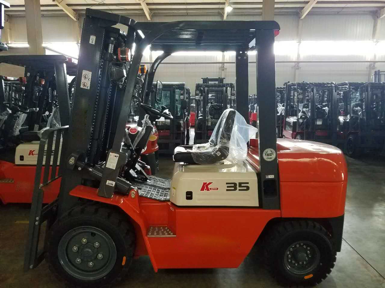 Low Price K Series 3.5 Ton Forklift Manual Forklift CPC35 Cpcd35 with Solid Tire in Algeria