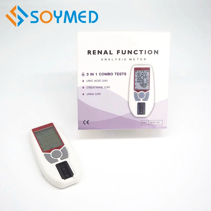 3 multifuncional em 1 Ua Cr UR de cuidados de saúde Portátil Digital Bluetooth portátil de ácido úrico Função Renal Medidor de análise