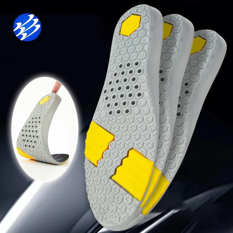 Wholesale Polyurethane Technology Full Length Shock Absorb Insoles for Basketball