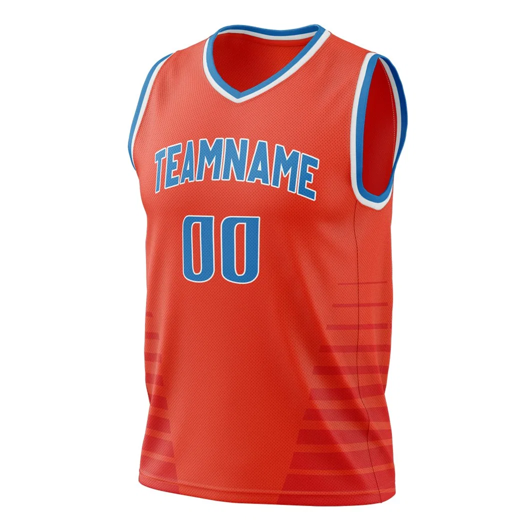 Polyester Atmungsaktives Mesh Basketball Jersey Custom Logo Uniformen Sublimation Basketball Verschleiß