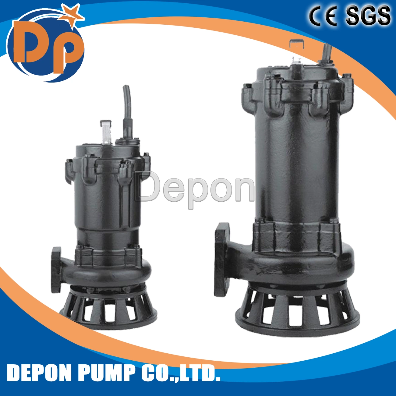 Cast Iron Dredging High Pressure Dirty Water Material Submersible Water Pump