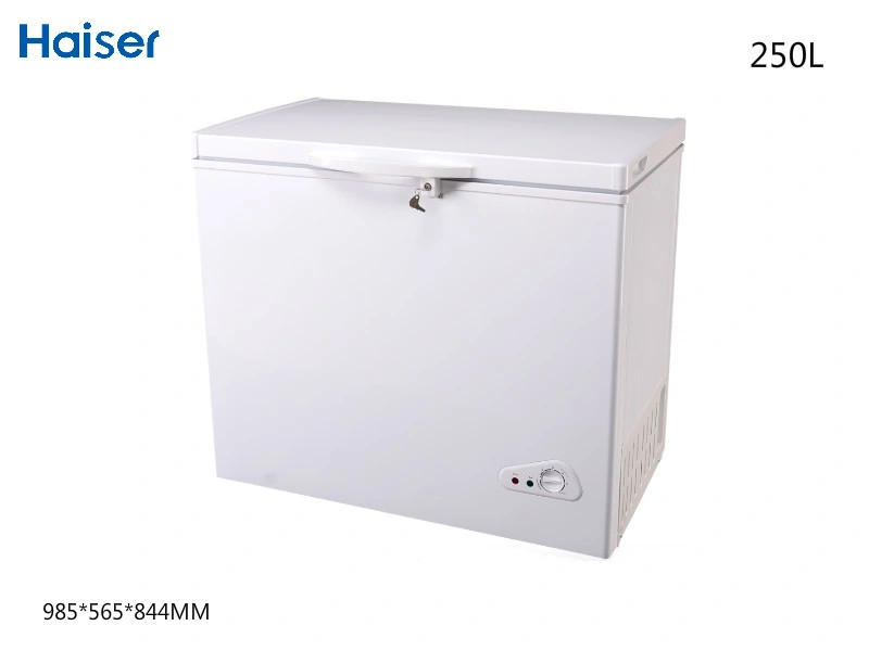 238L Commercial Single Open Door Deep Fridge Supermarket Chest Freezer with Gems Meps Approved