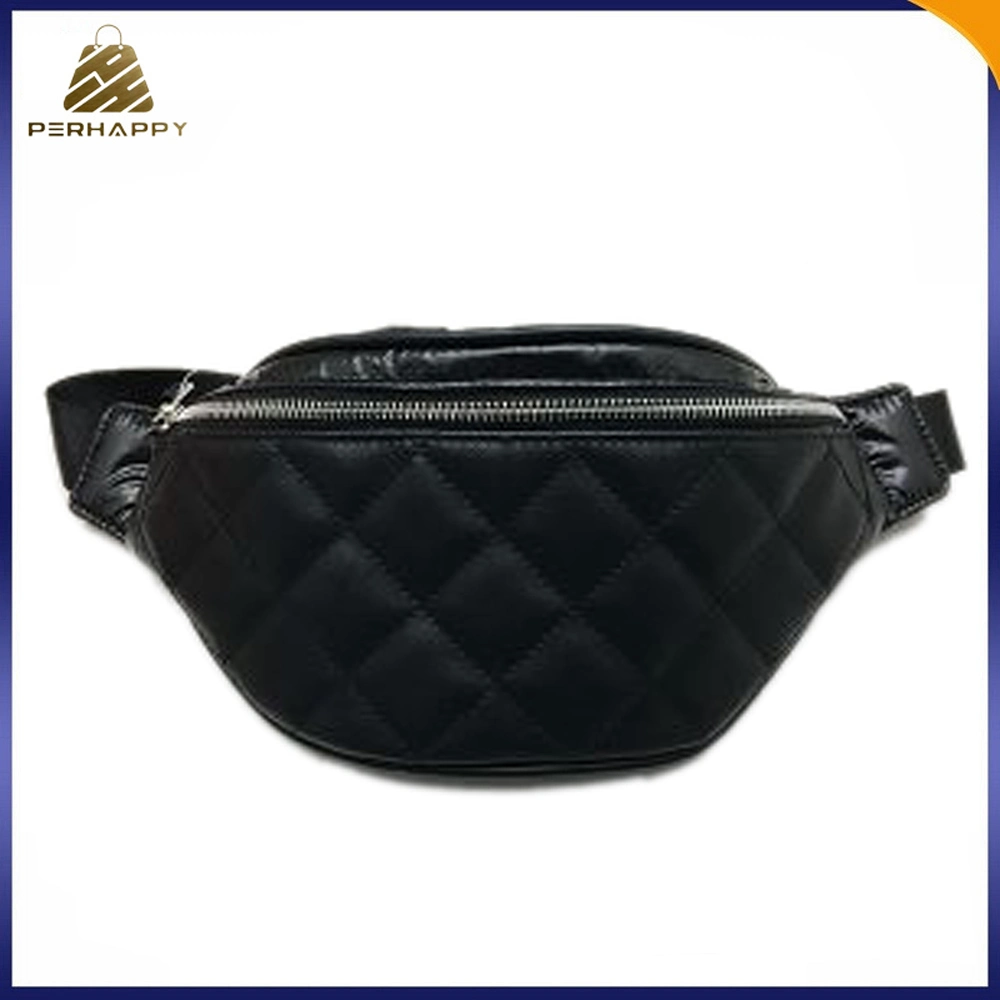 High Quality Antique PU Saddle Shape Waist Belt Bag