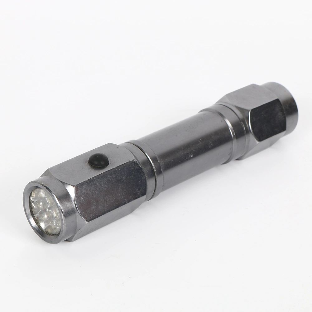 8 LED Bulb Aluminum Alloy Flashlight with Belt Cutter and Window Breaker