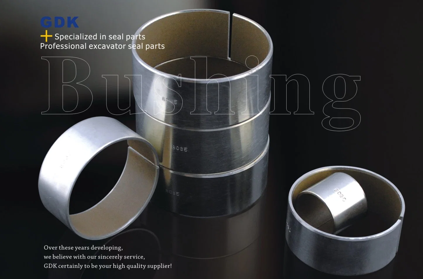 Gdk Good Quality Silvery Bushing Mechanical Seal for Excavator