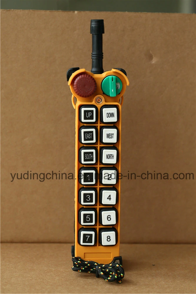 F21-14D Heavy Duty Single Girder Gantry Crane Parts Remote Control Wireless Transmitter Receiver