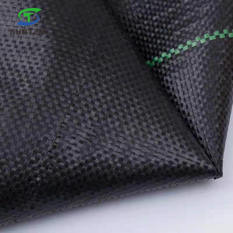 أسود/أخضر/أبيض 50% من مادة فيرجن PP/PE/Plastic Wed Control Geotextile/Fabric للزراعة/الحديقة/منظر طبيعي