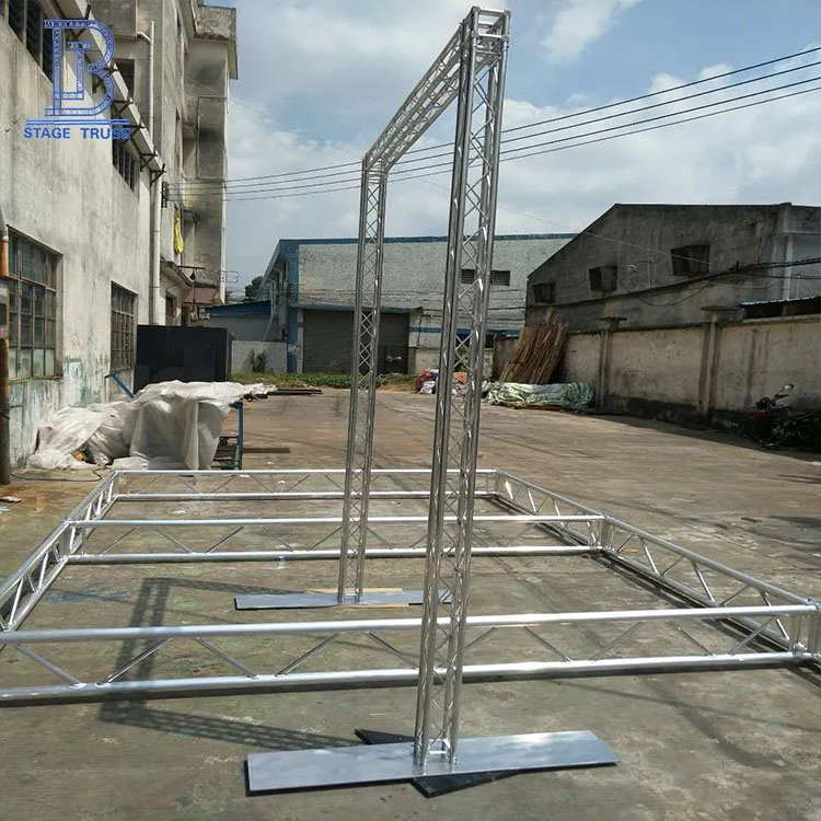 Black Mini Truss Frame Size 100mm*100mm for Aluminium Lighting Stage Truss