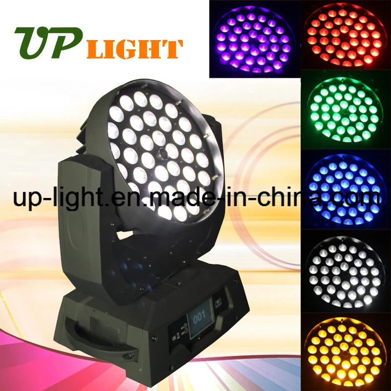 RGBWA UV 36*18W y 6 en 1 LED moviendo la cabeza de la luz de la etapa