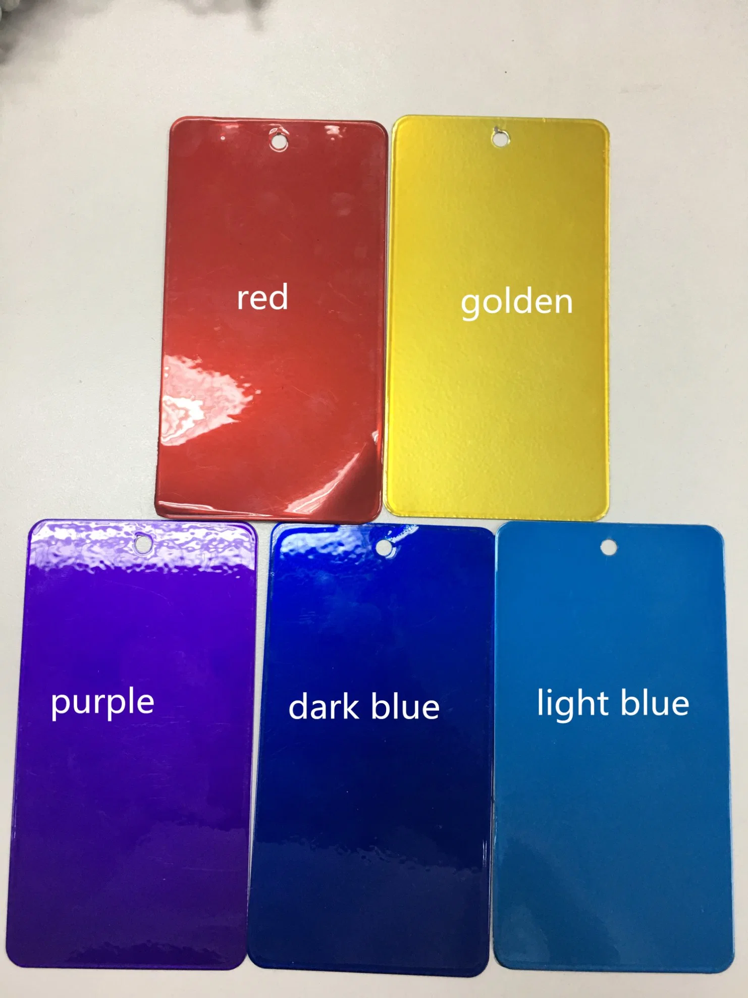 High Gloss Dry Plating Chrome Mirror Candy Color Powder Coating