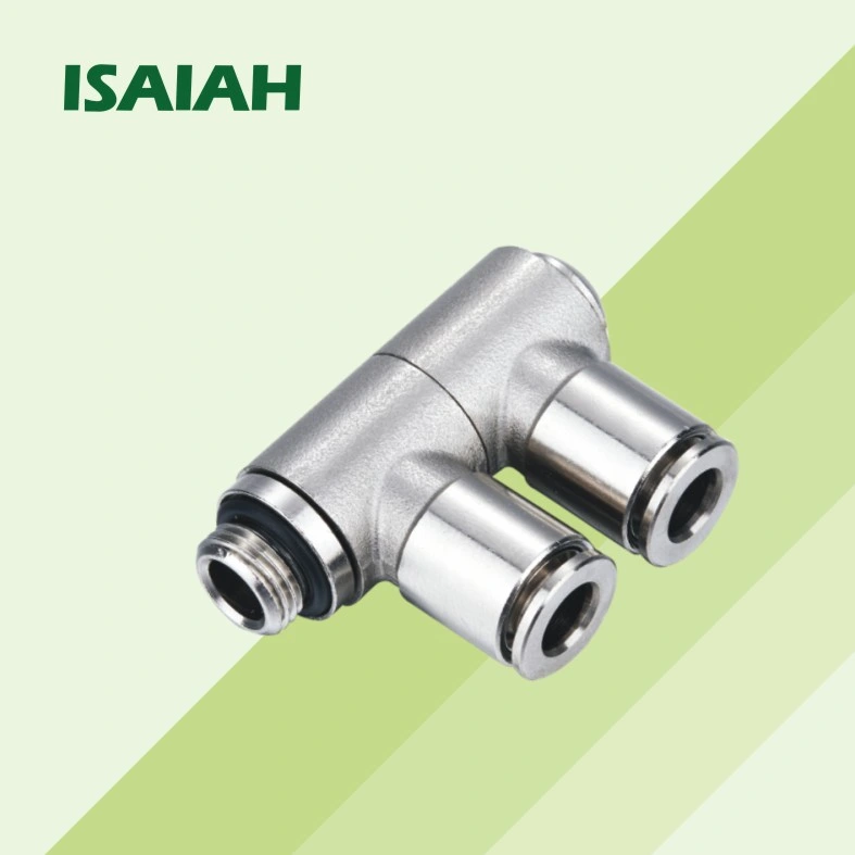 High quality/High cost performance  Brass Straight Connector Push in Copper Pneumatic Fittings Connector with Spring