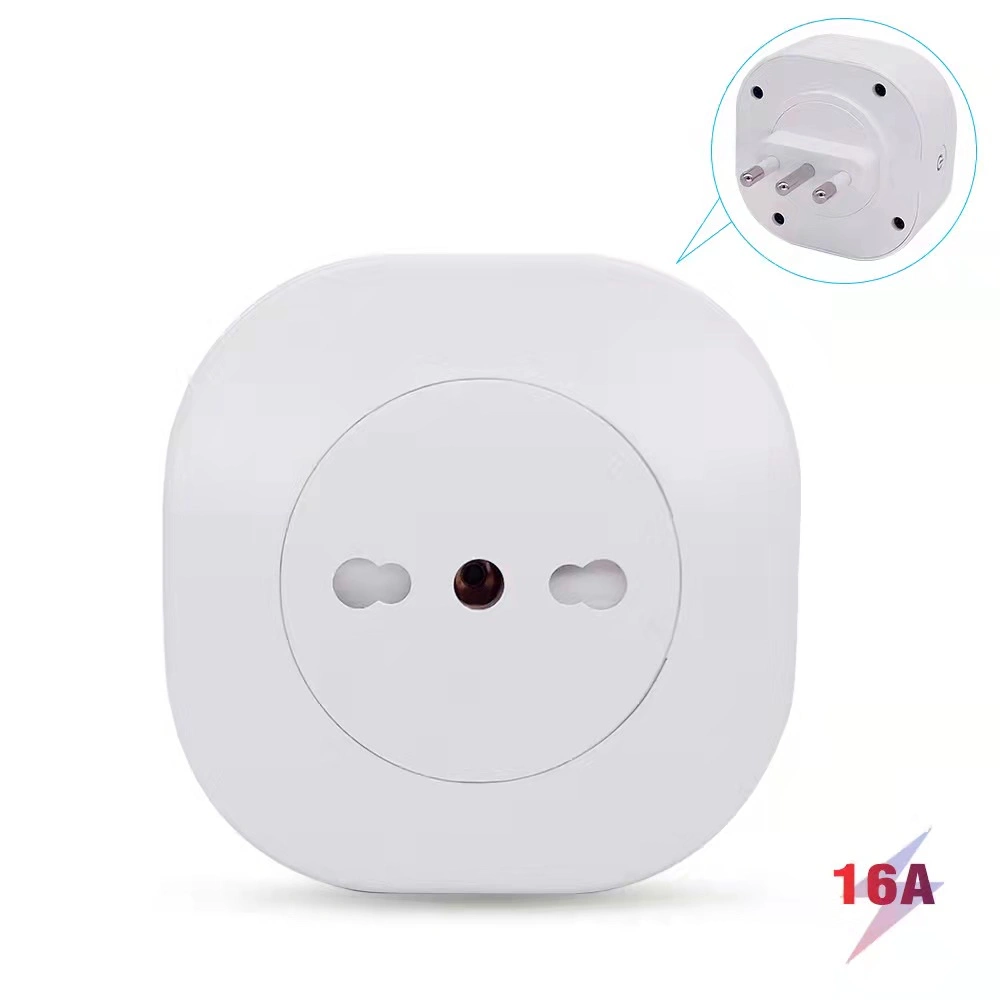 Enchufe Inteligente Italien Tuya WiFi Smart Power Plug 16A Wireless Steckdose Alexa Google Home Enchufe Inteligente Chile Stecker