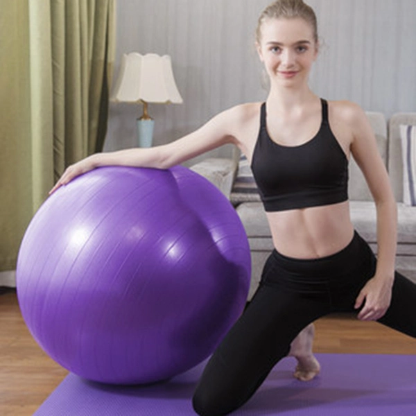 Gimnasio de etiqueta privada de 55cm 65cm 75cm Yoga equilibrio Fitness Ball personalizado con Logo / silla ejercicio Yoga Ball