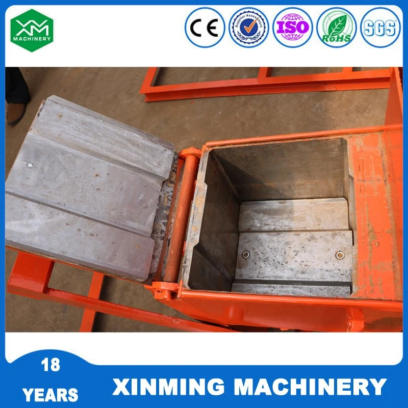 Xm2-40 Small Manual Clay Block Machine to Start Business and Home Use