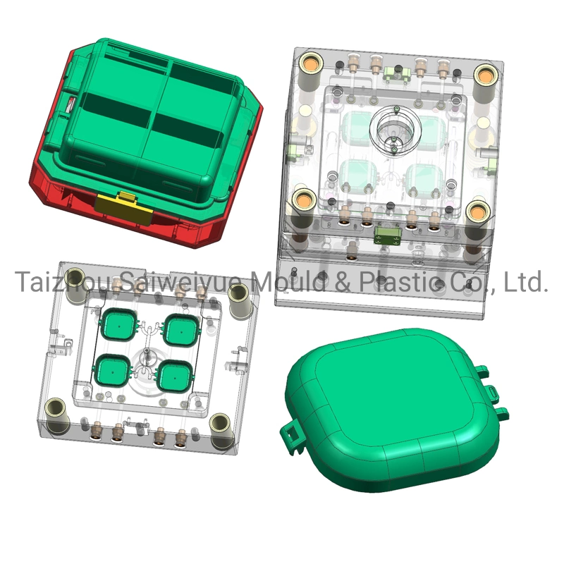 Medicine One Week Morning Night Easy-Taking Plastic Pill Boxes Injection Mould