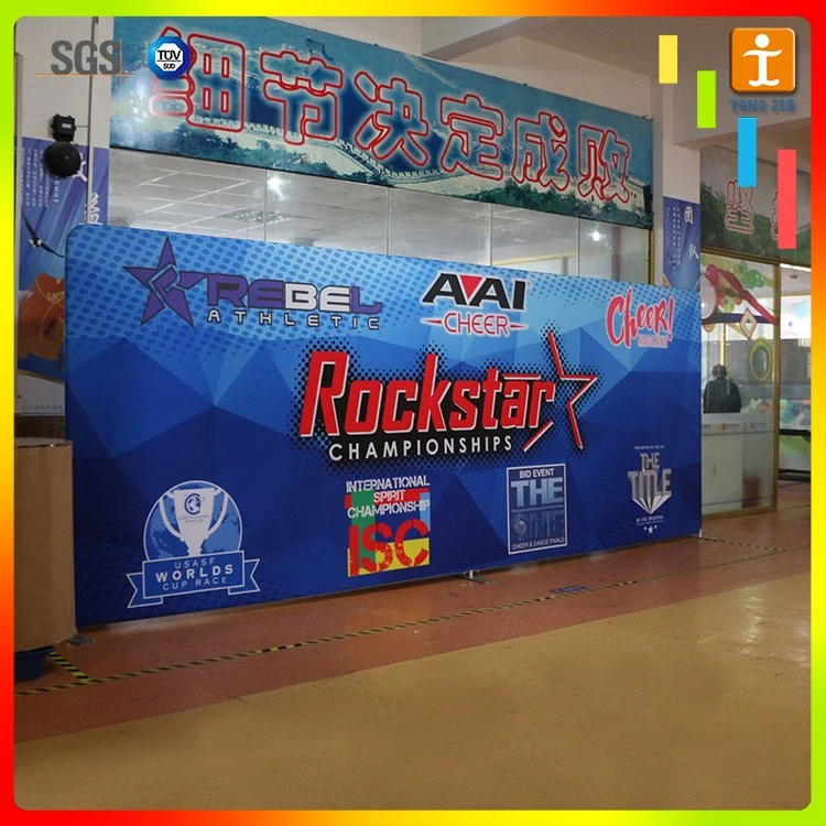 Portable Aluminium Pop up Banner Fabric Display Stand