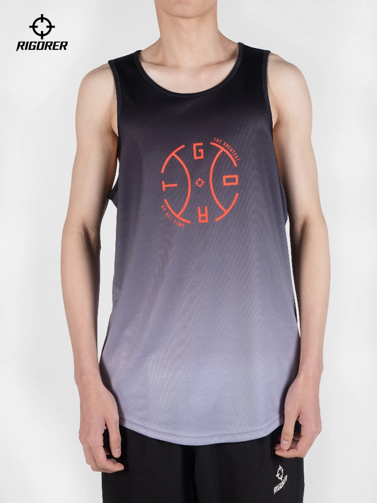 Basketball Running Vest Basketball Polyester Summer Loose Letter Print Sports Wear Fitness Loose