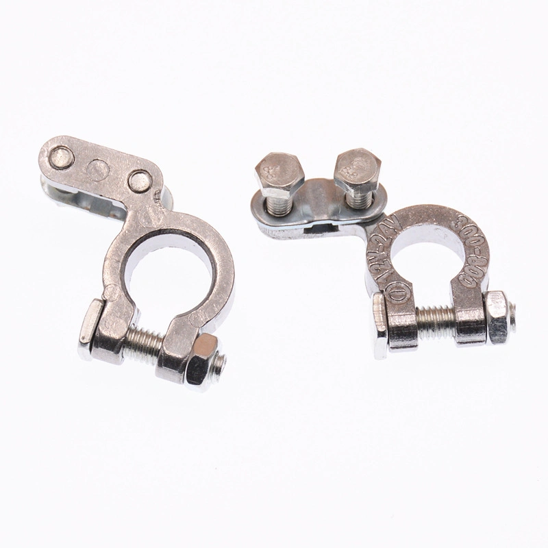 Car Battery Post Clip Universal Cable Terminal Connector Battery Matching Wire Clamp Aluminum