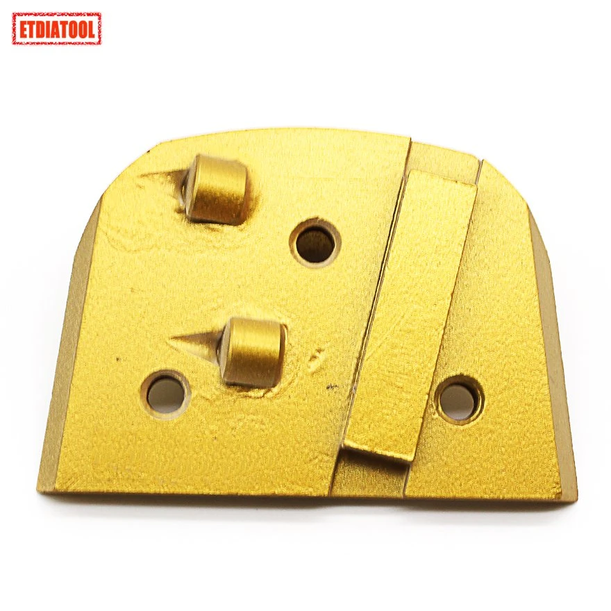 3PCS 1/4 PCD Lavina Diamond PCD Grinding Shoes Plates Blocks for Remove Resin, Glue, Painting