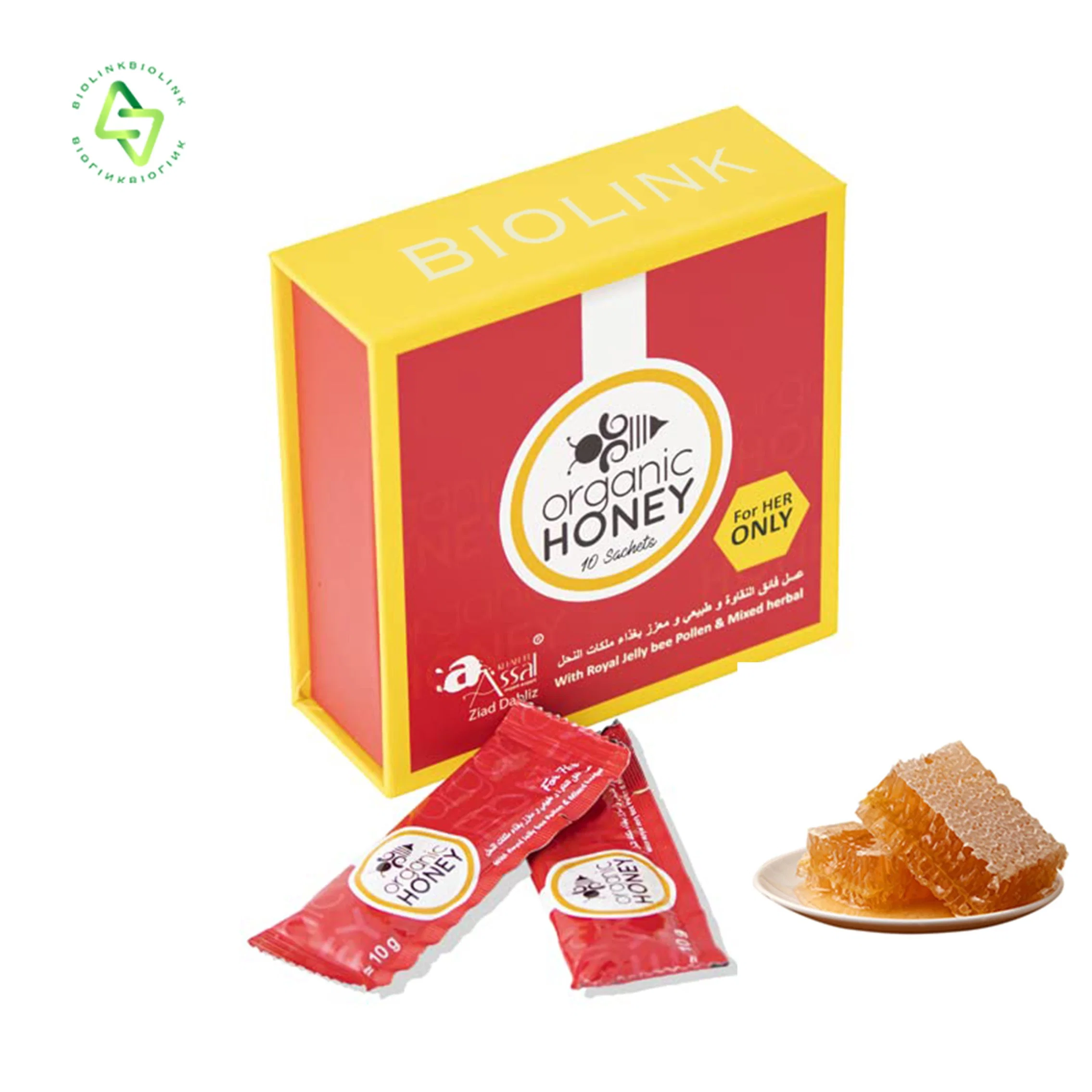 100% Satisfaction Guaranteed Sexual Organic Honey for Her Sweet & Premium Taste Honey 10 Sachets-10g