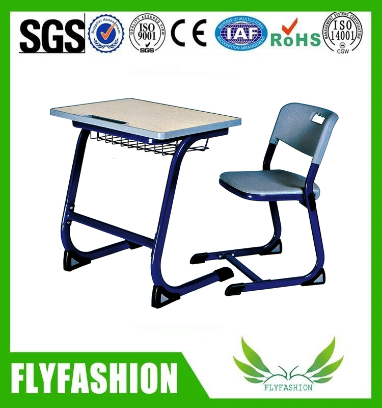 Wooden School Desk Classroom Furniture Student Study Desk with Chair