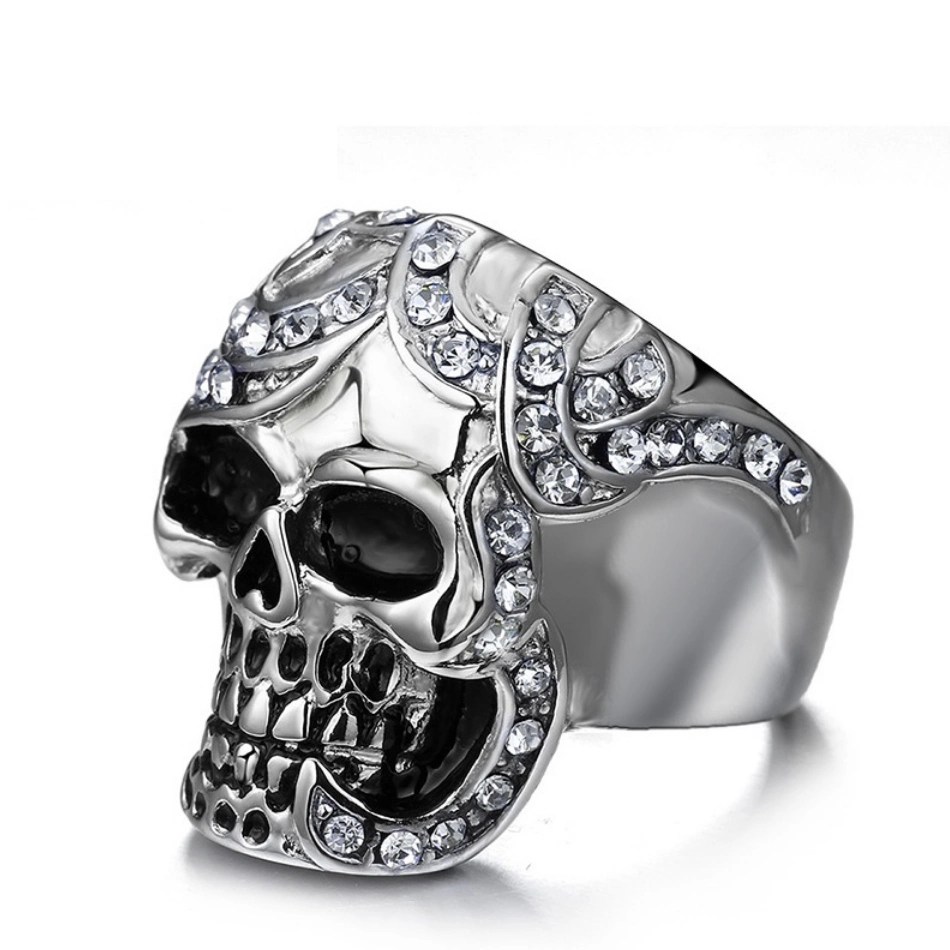 Men's Jewelry Fashion Skull Punk Index Ring Bone Ring for Men Special Gifts